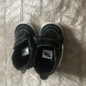 Baby Vans Shoes Size US Infant 3 Black & White